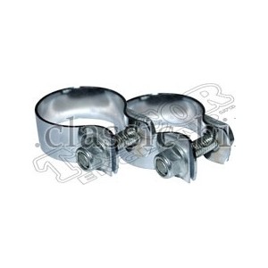 70-2271  Pair of 1 5/8" Exhaust pipe clips 