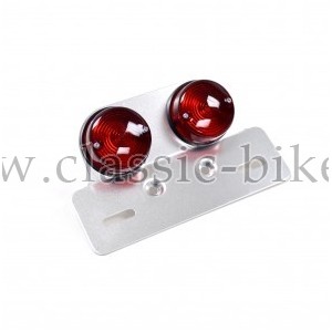 Tail Lamp Dual Lens  With Alloy  12 volt