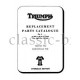 1968 Triumph unit 650cc USA katalog