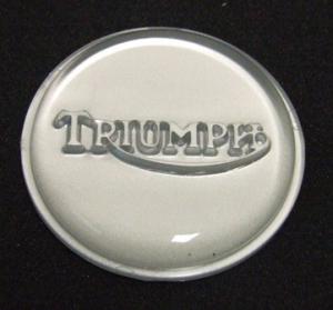 83-4776  slv  Fuel tank badge.