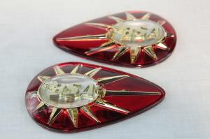 40-8014/15 TANK BADGE RED PEAR DROP