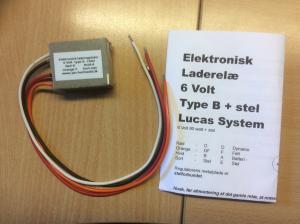 Lucas Dynamo 6 volt laderel B+ stel