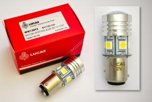 12V LUCAS LED BAY15D Stop/Tail Bulb 12V lys