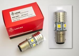 6V LUCAS LED BAY15D Stop/Tail Bulb 6V lys